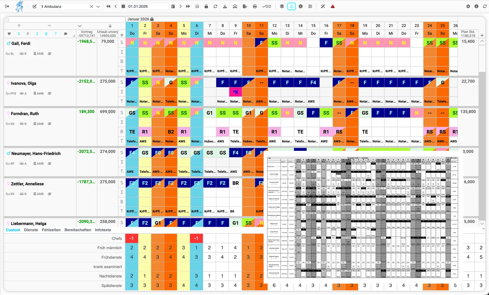 Flexible Dienstplanung mit Arion